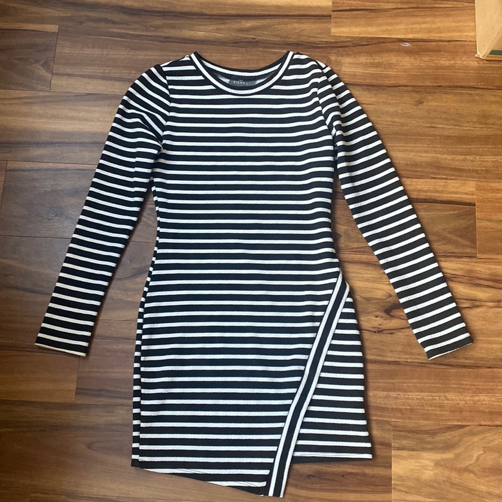 Lulus bodycon wrap detail dress